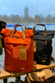 Atomic Orange Finchley Recycled Medium Backpack