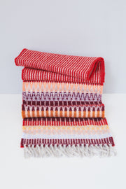Edera Cranberry Lambswool Scarf Red