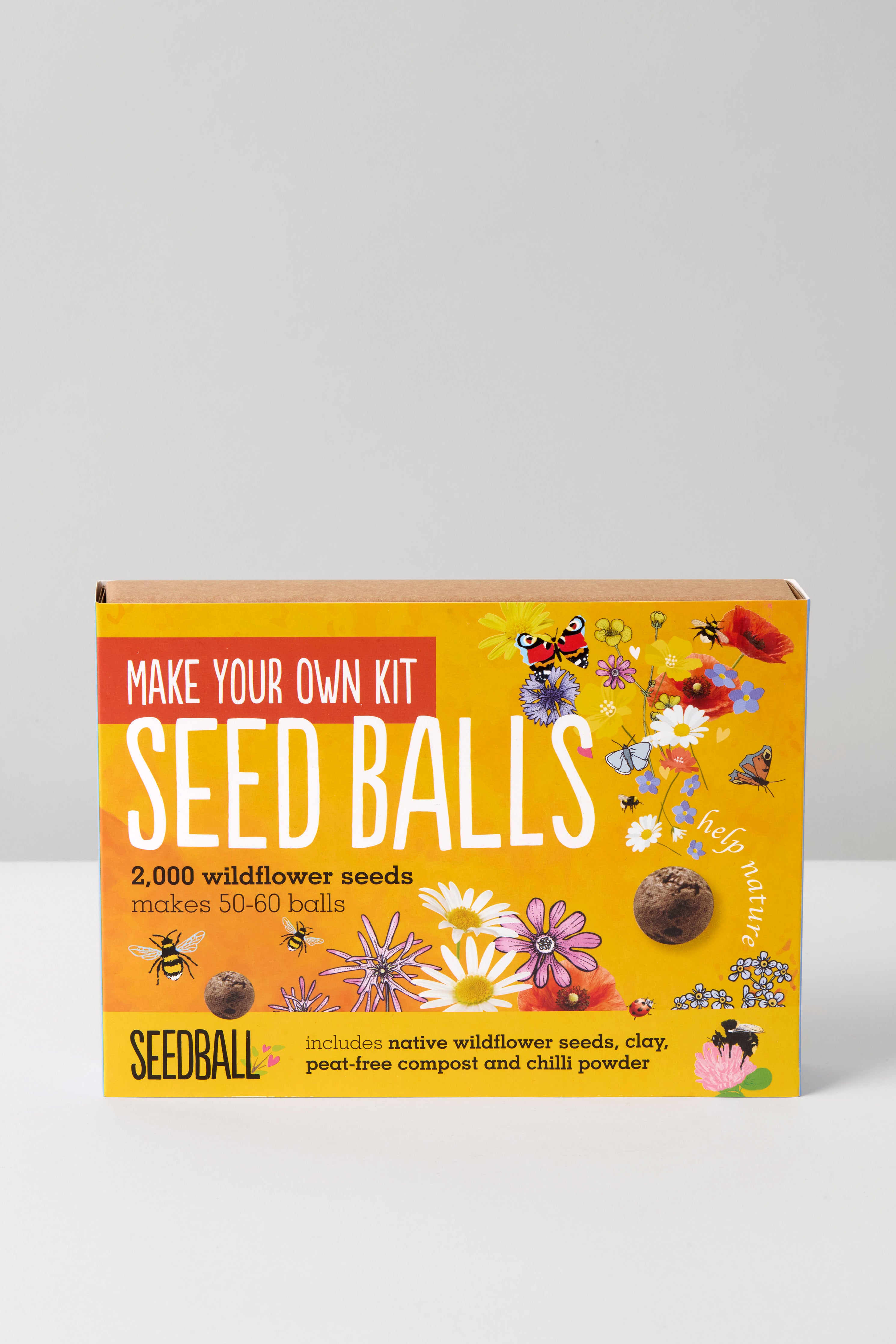 Make Your Own Wildflower Seedballs Kit 