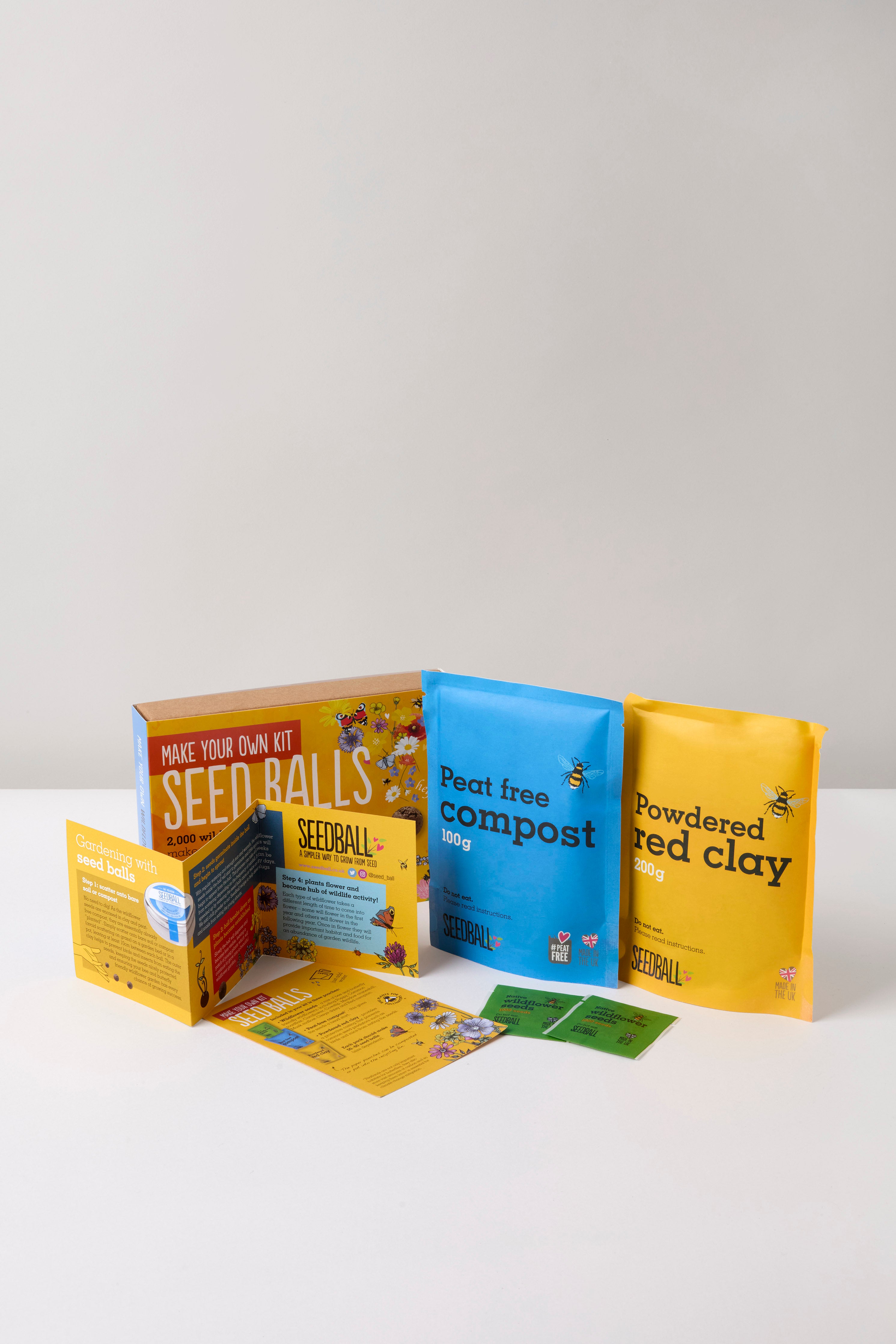 Make Your Own Wildflower Seedballs Kit 