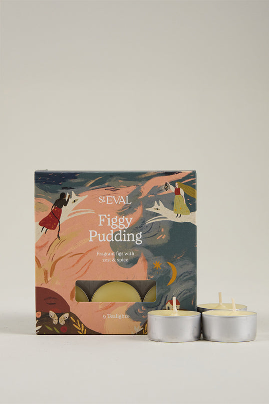Tealight Christmas Figgy Pudding