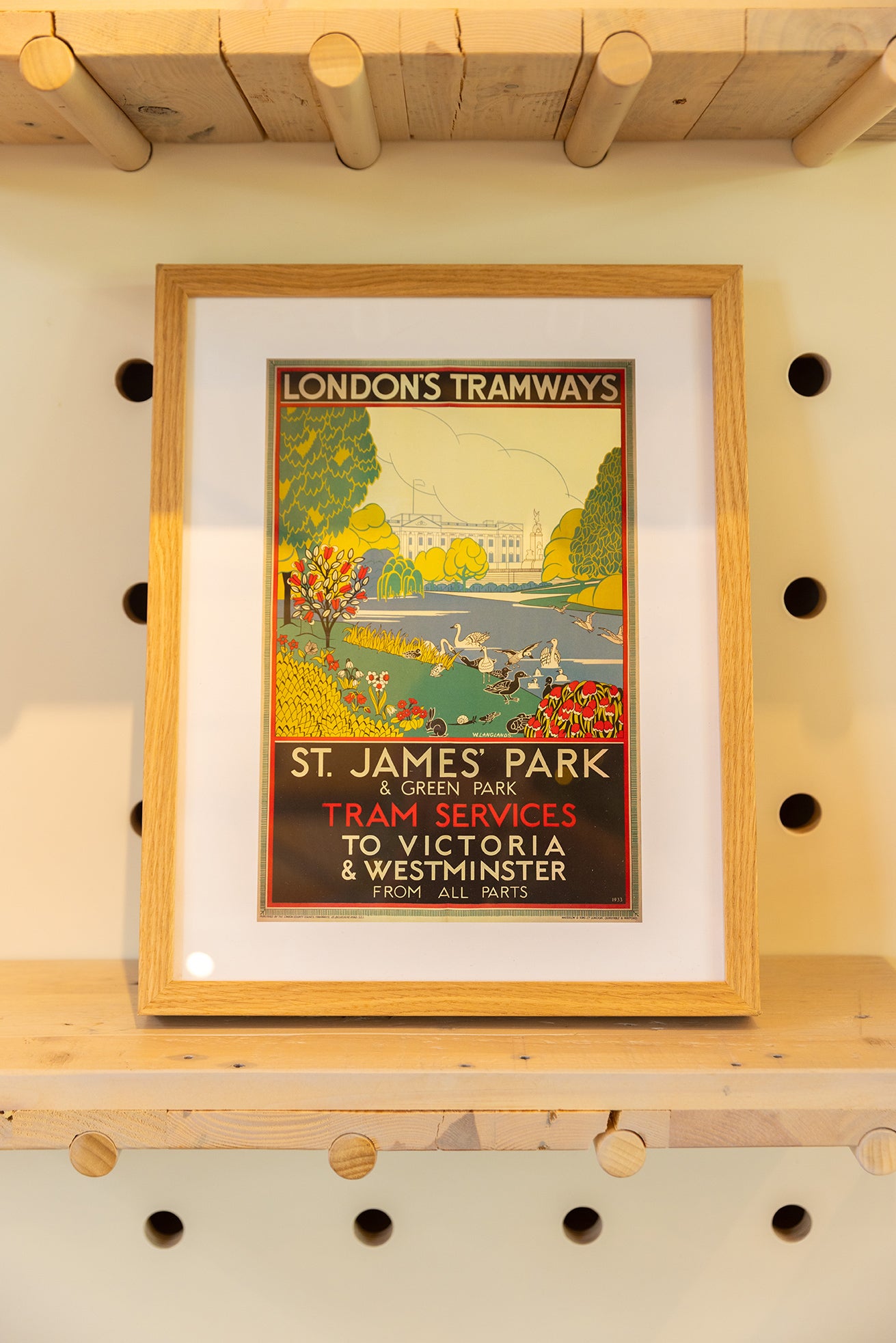 St James's Park Tramways Mini Print