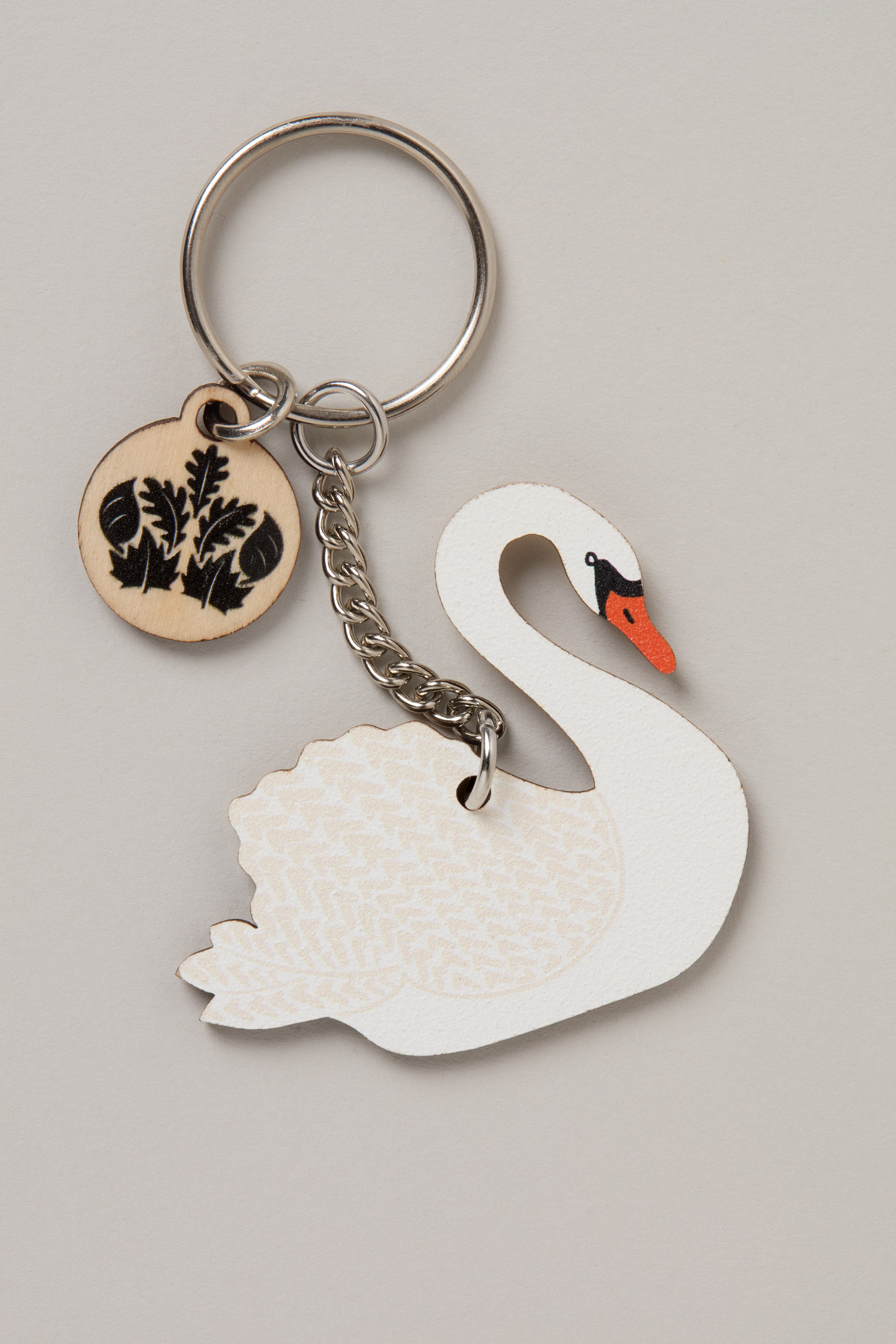 Swan Keyring