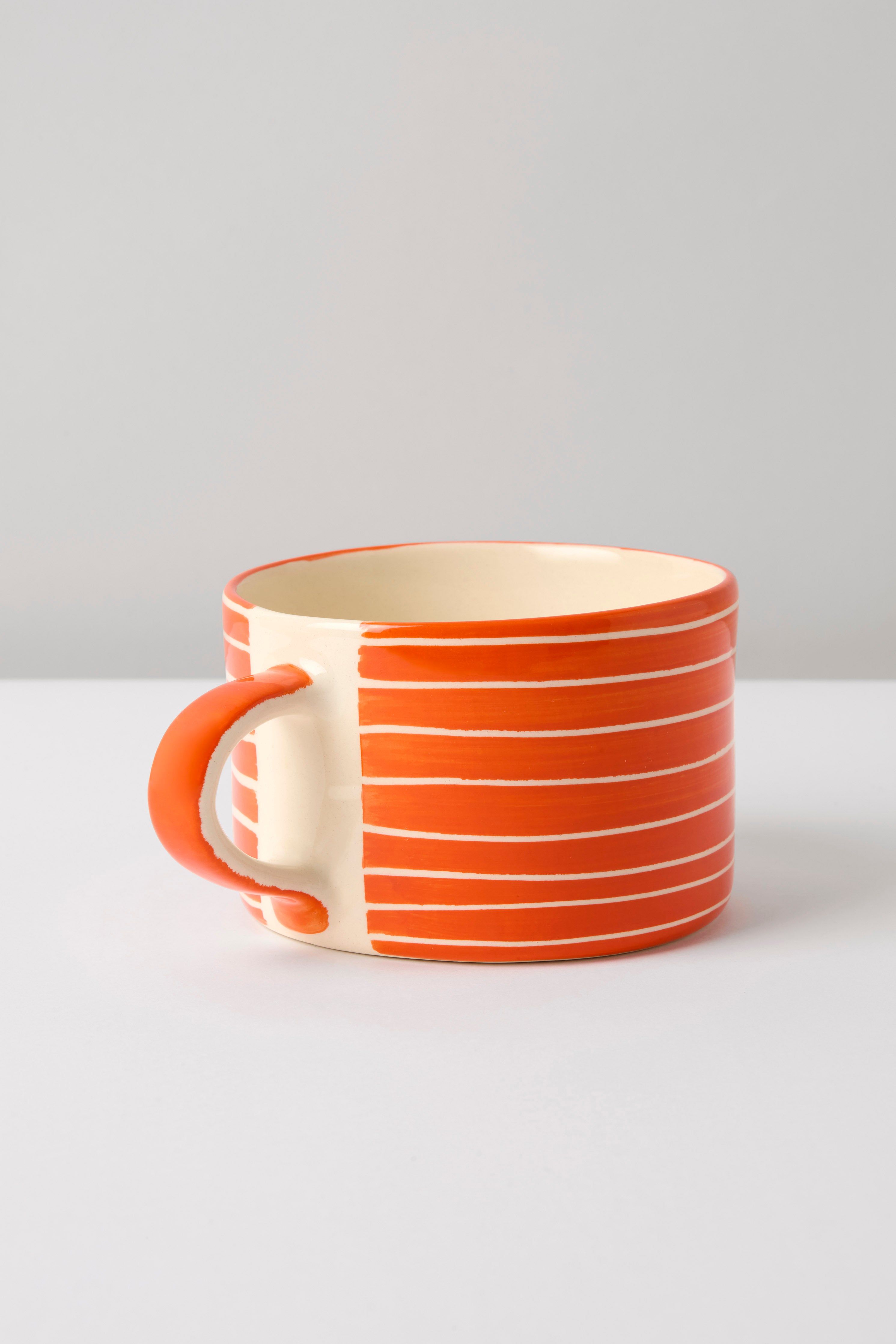 Tangerine Sgraffito Mug