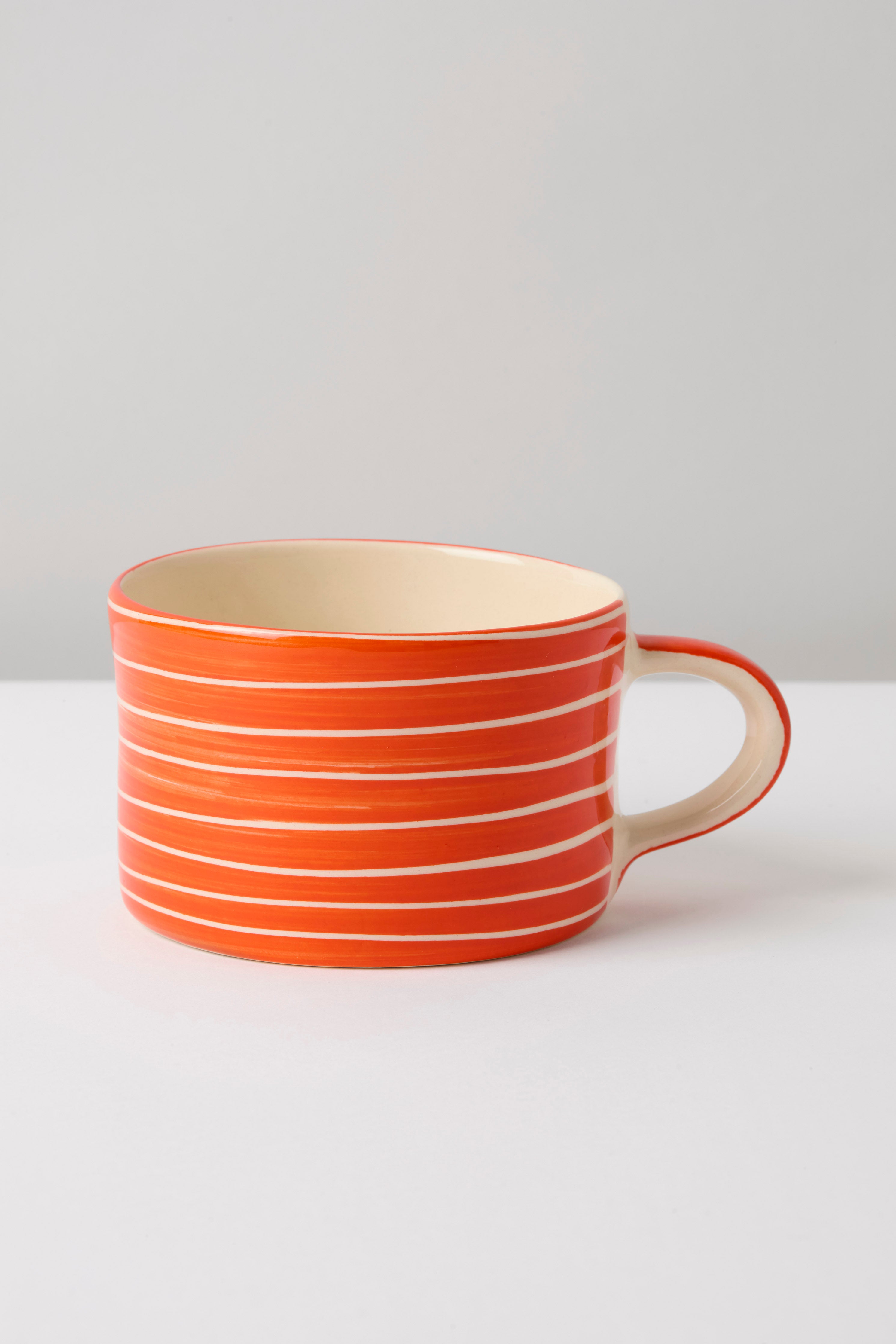 Tangerine Sgraffito Mug