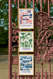 The Park Prints Collection by Jack Oldfield | Palace Gate Kensington Gardens