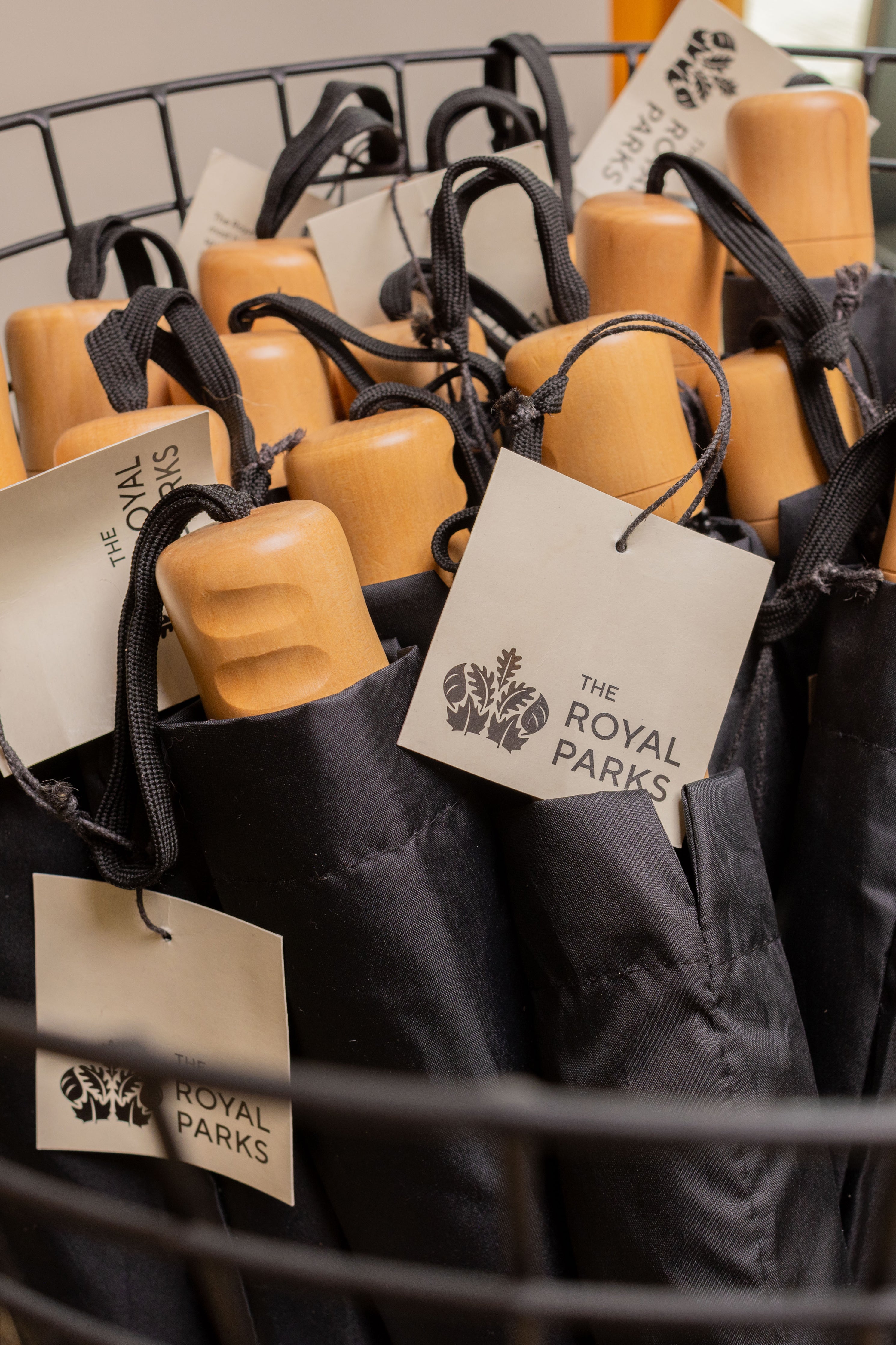 The Royal Parks Black Umbrella