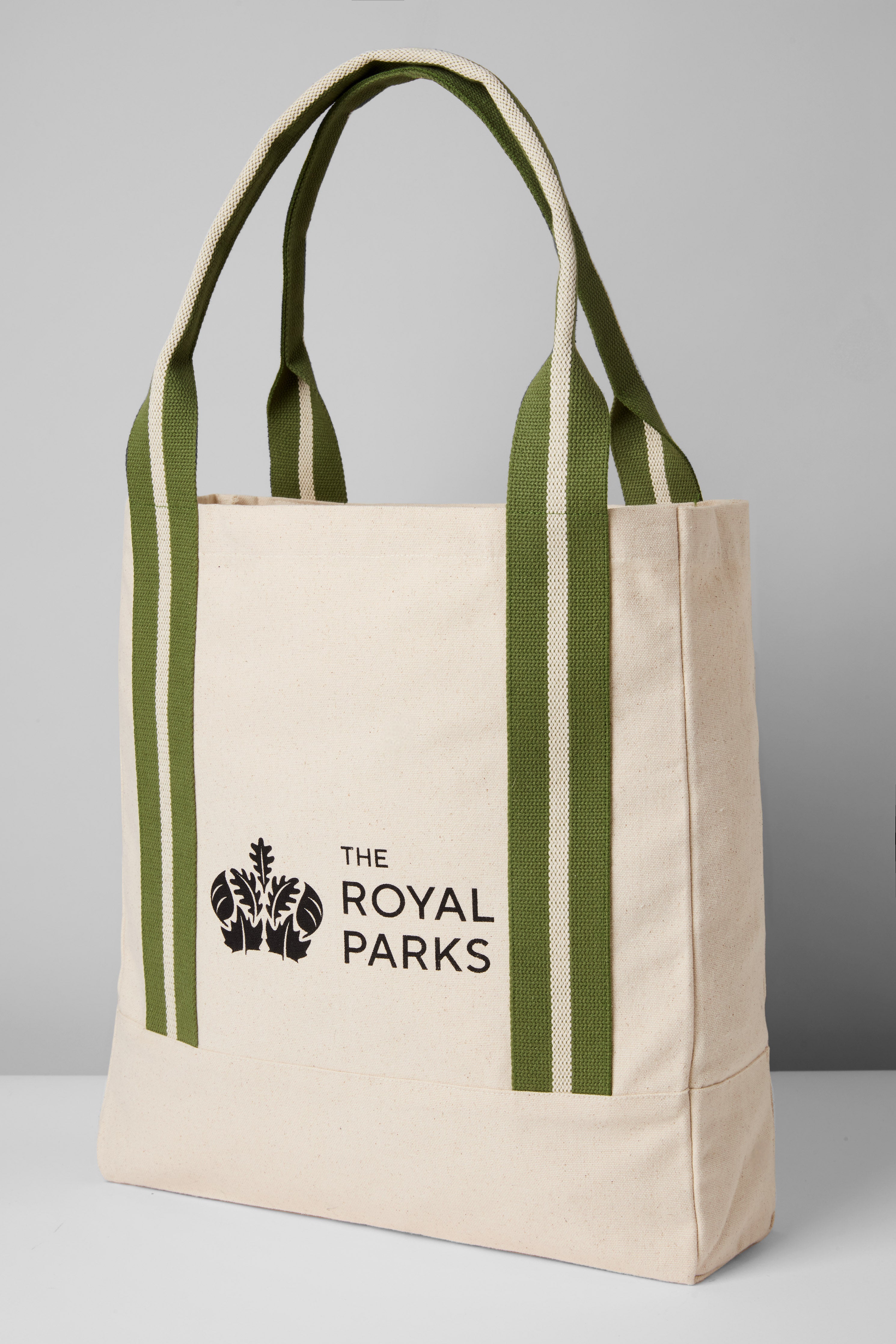 The Royal Parks Natural Stripe Canvas Bag