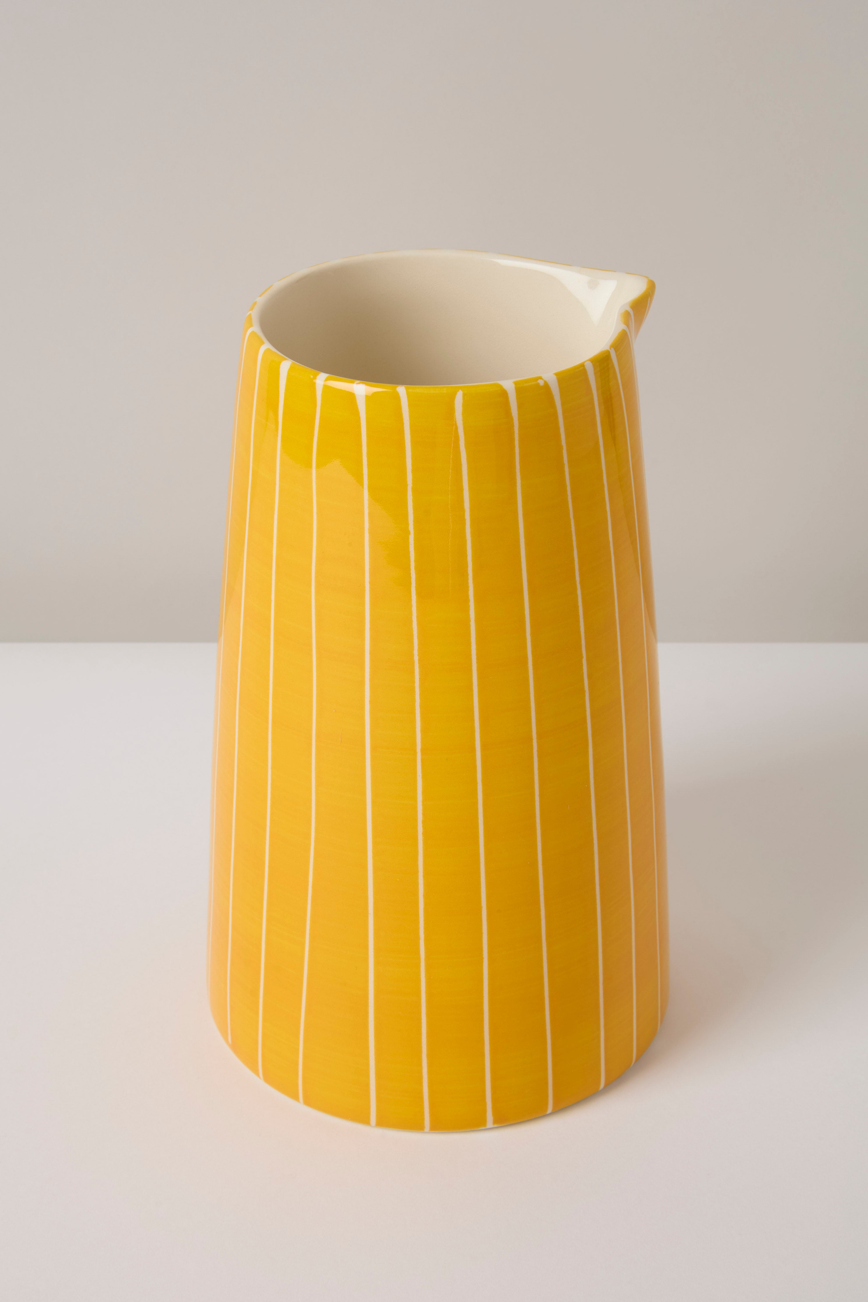 Turmeric Sgraffito Jug