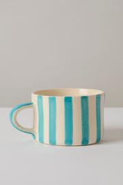 Turquoise Musango Candy Stripe Mug