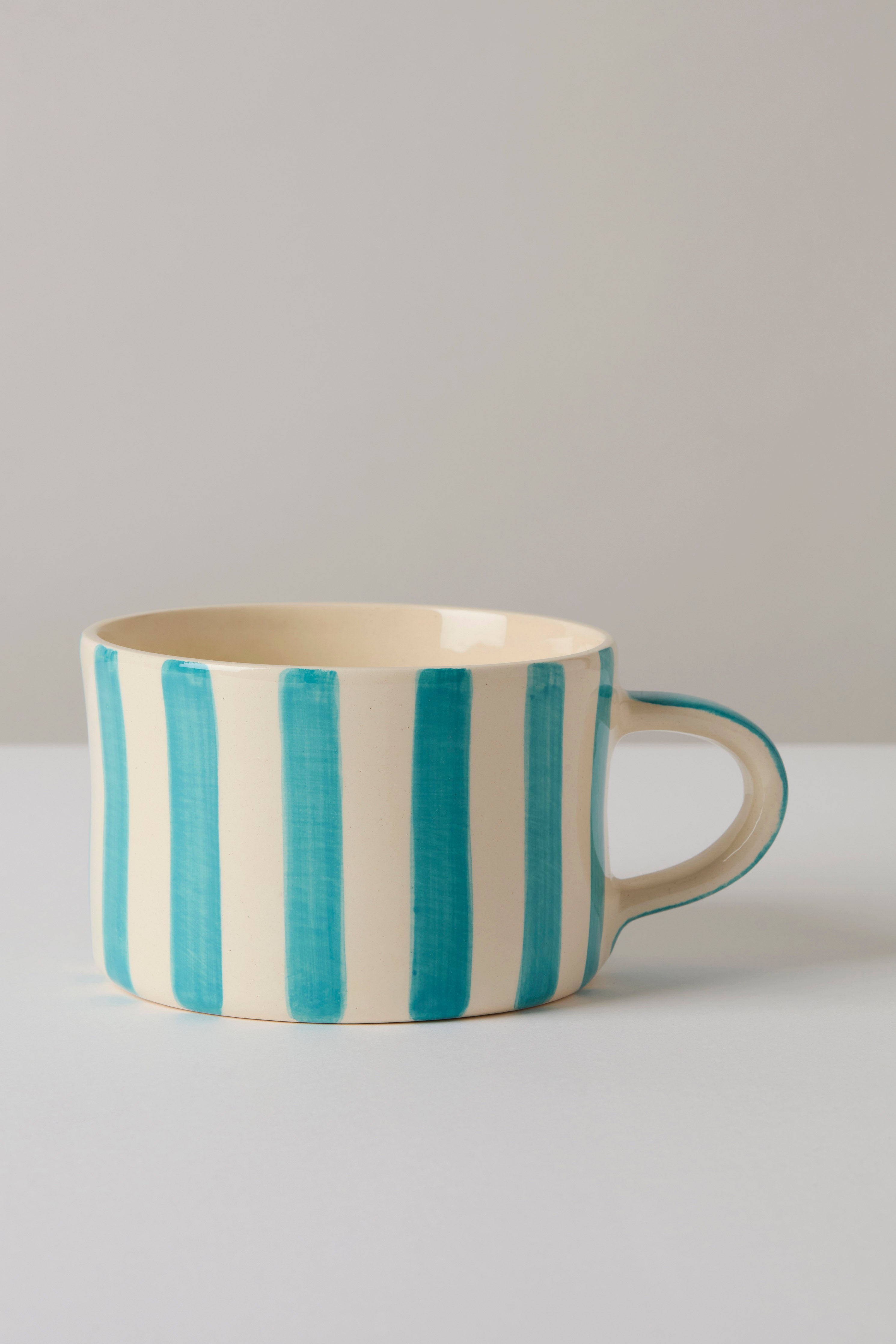 Turquoise Musango Candy Stripe Mug