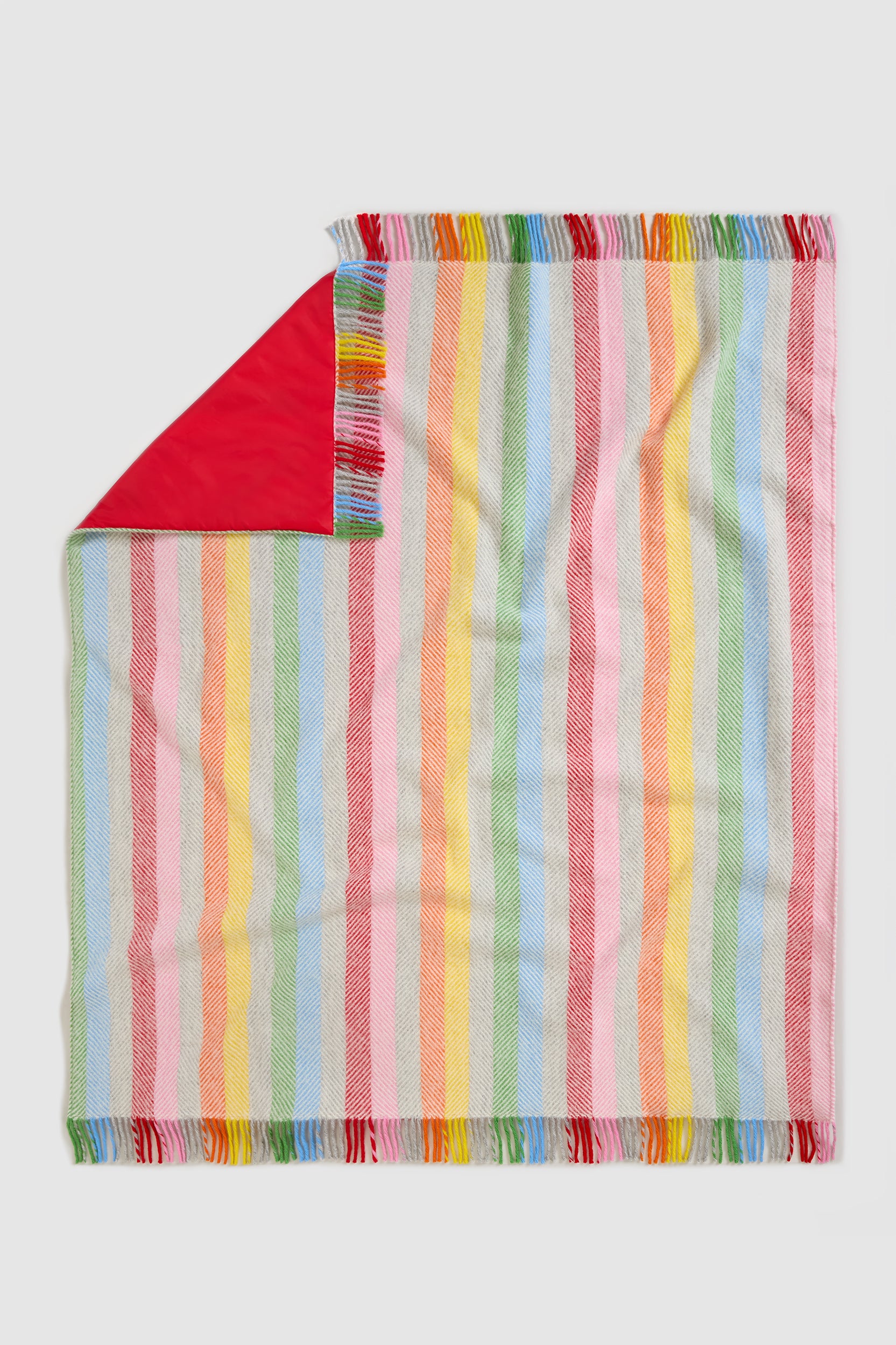 Tweedmill Waterproof Rainbow Stripe Picnic Rug