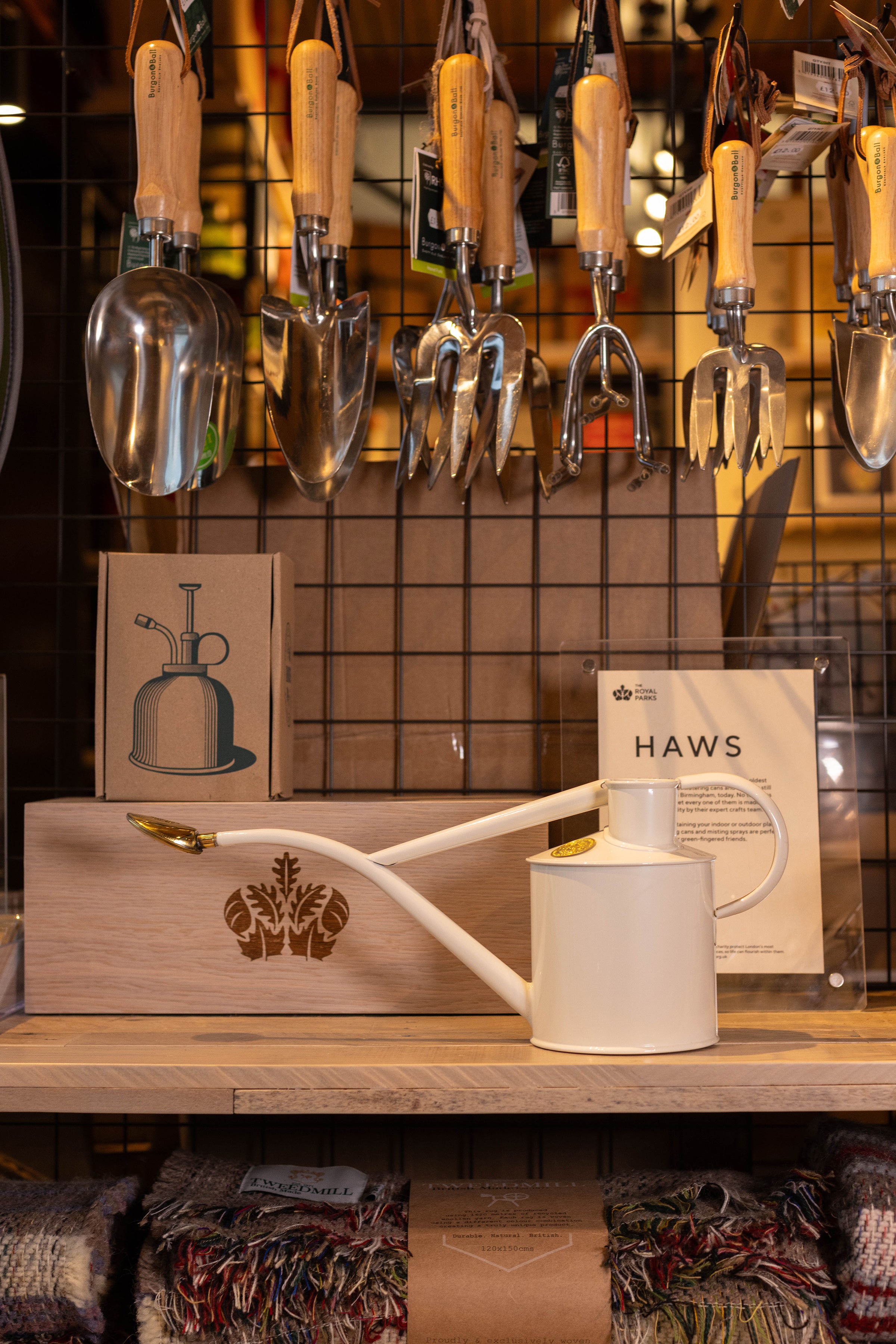 White Rowley Ripple Watering Can