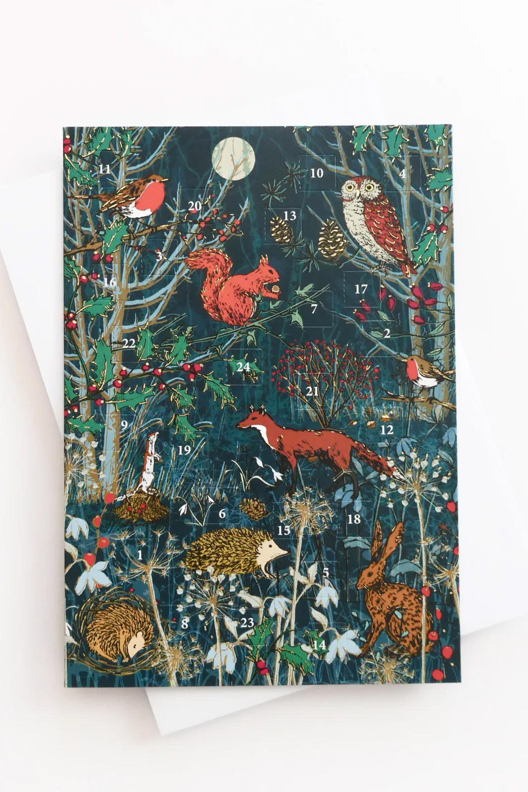 Winters Tale Advent Calendar Card