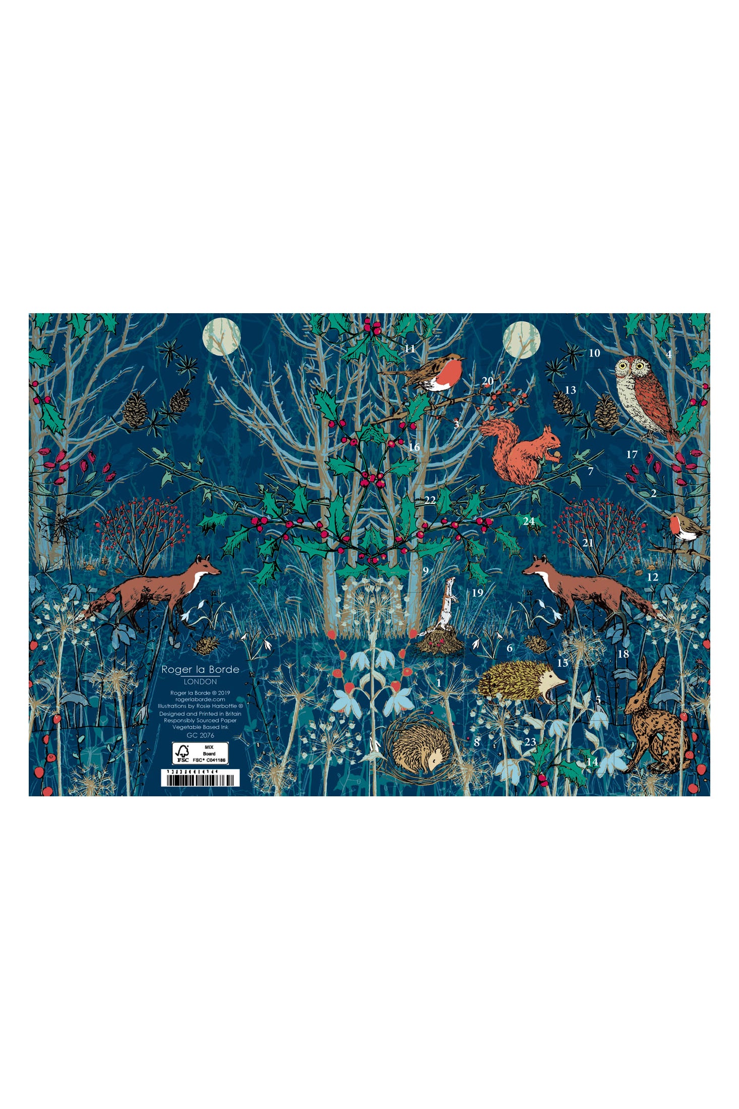 Winters Tale Advent Calendar Card