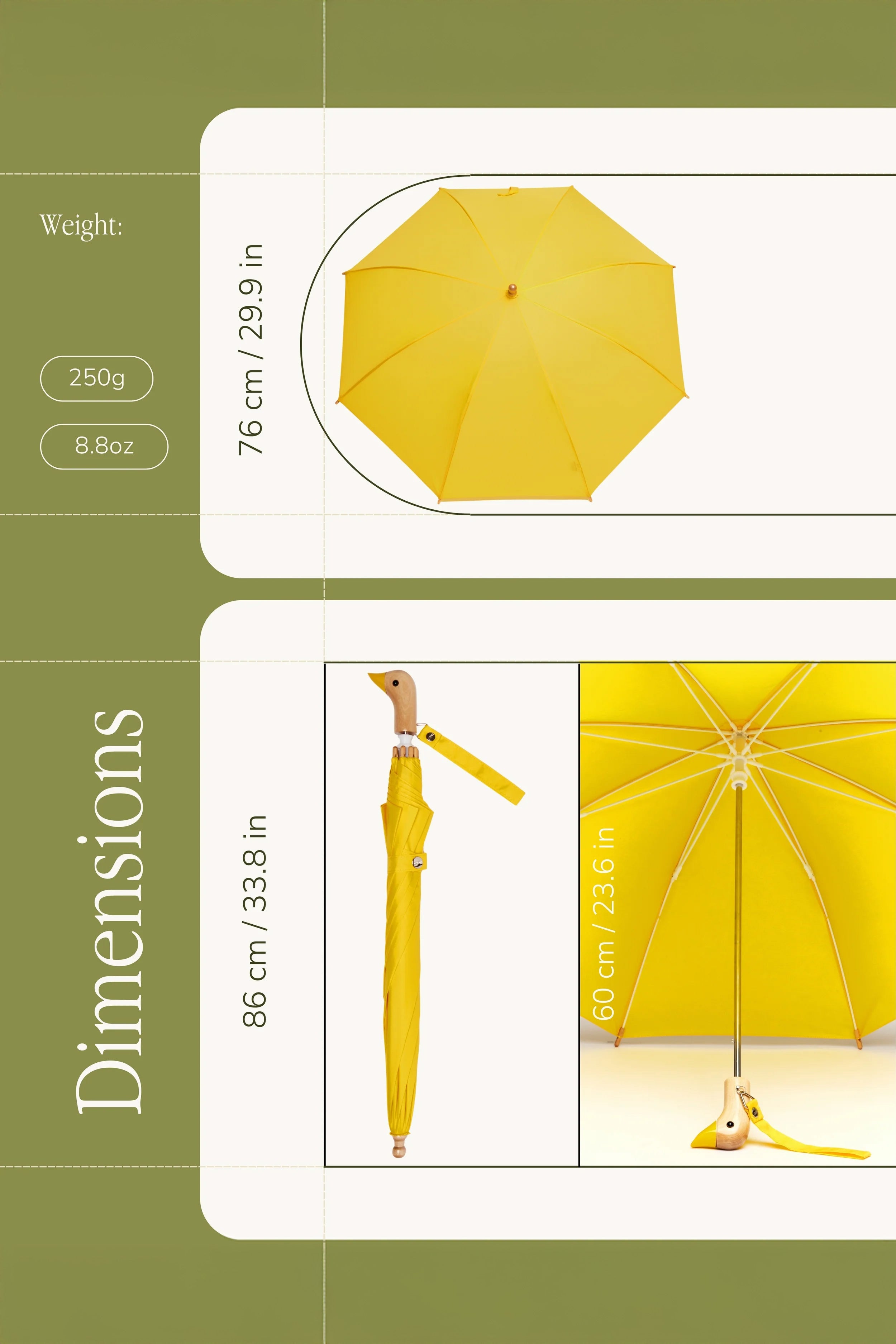 Original Duckhead Yellow Duckling Kids Umbrella